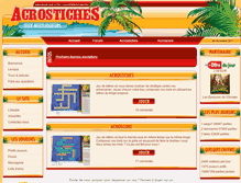Tablet Screenshot of acrostiches.com